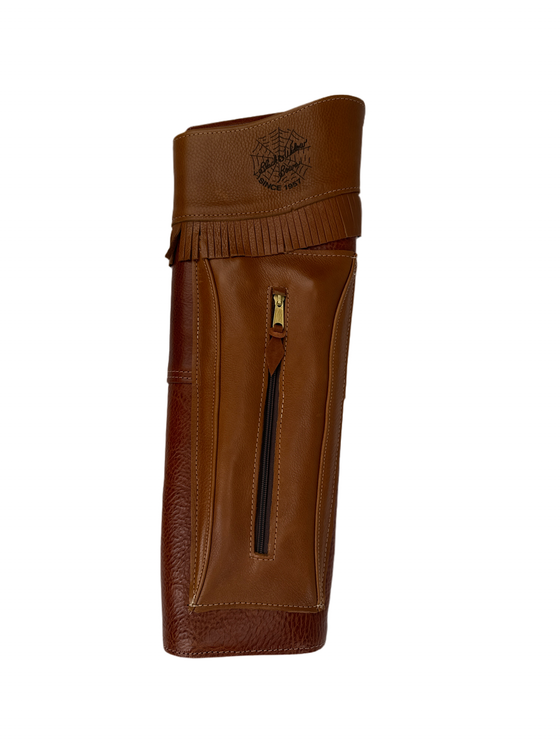 #100 Safari Shoulder Quiver 2 Tone Leather