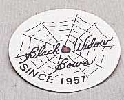  #821 Black Widow Logo Sticker