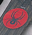  #822 Black Widow Spider Decal 