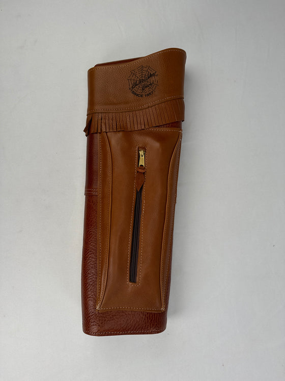 #100 Safari Shoulder Quiver 2 Tone Leather