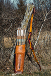 #100 Safari Shoulder Quiver 2 Tone Leather