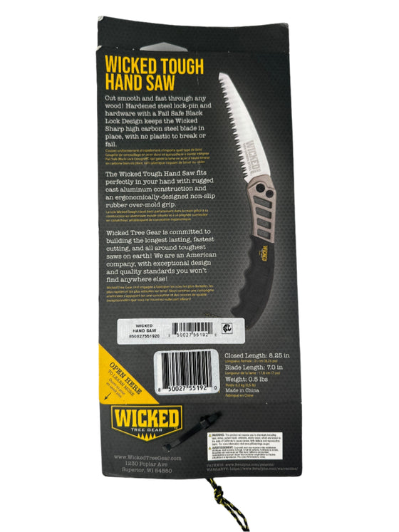 #708 Wicked Tree Gear Folding Hand Saw