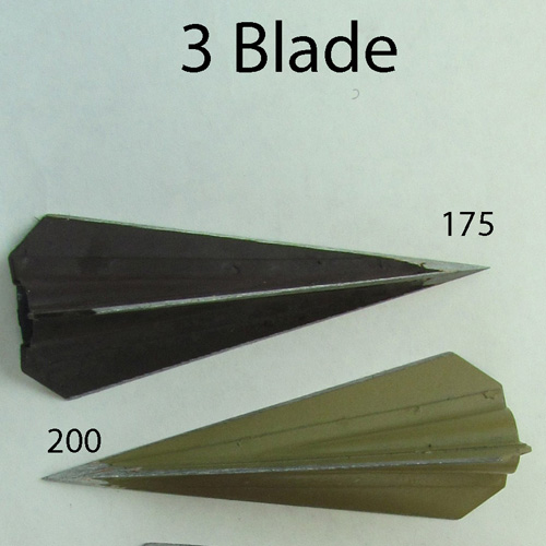 #573 Grizzly Instinct 3 Blade Glue On Broadheads