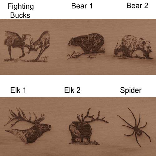 Laser-" Bucks-Bear-Elk-Spider"